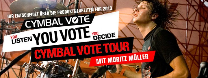 Moritz Müller - Cymbal Vote Tour am 25.11. bei DRUMS ONLY in Koblenz